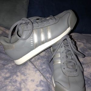 Adidas Grey and Silver Samoa Shoes